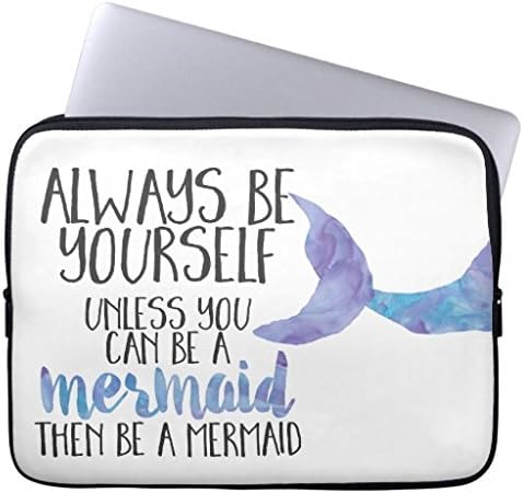 Eratio Be a Mermaid Laptop Sleeve 13 Inch Macbook Air Case Macbook Pro Sleeve and 13 Inch Laptop Bag