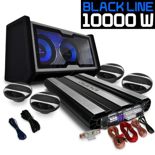 Black Line 600 Pack sono complet pour voiture avec ampli bridgeable 6