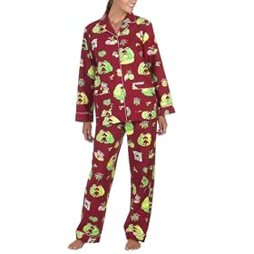 Nick & Nora® Pajama Coat Set - Red/Green Mistletoad