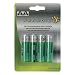 Paradise BA25115 Rechargeable Solar AA 900mAH Batteries, 4-Pack