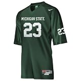 Nike Michigan State Spartans #23 Green Twilled Football Jersey