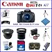 Canon EOS Rebel T4i 18MP - EF-S 18-55mm IS II Lens - 32GB SDHC Memory Card - Card Reader - Wide Angle and 2x Telephoto Lens - 3 Piece Lens Filter Kit - Carrying Case - Full Size and Mini Tripod - Lens Cleaning Kit - LCD Screen Protectors - Memory Card Wallet Kit