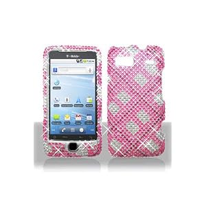 Motorola A955 Droid 2 Full Diamond Graphic Case - Hot Pink Plaid Motorola A955 Droid 2 Full Diamond Graphic Case - Hot Pink Plaid