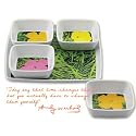 Andy Warhol - 1960's Flower Square Nesting Bowls Set