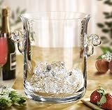 8 High Clear Glass Kimberly Ice Bucket