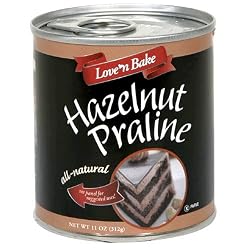 Love 'N Bake Hazelnut Praline, All Natural, 11-Ounce Can (Pack of 2)