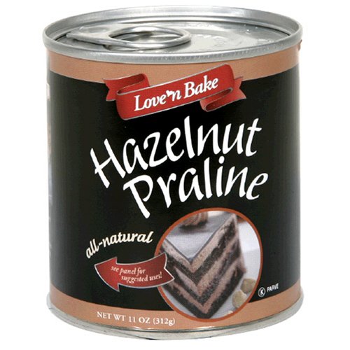 Love 'N Bake Hazelnut Praline, All Natural, 11-Ounce Can (Pack of 2)