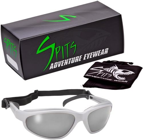 Spits Freedom "PHOTOCHROMIC" Sunglasses - EVA Foam Padding - SILVER Frame - Clear to Smoke Light Adjusting