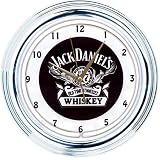 New Jack Daniel's Whiskey Beer Sign Wall Bar Neon Clock