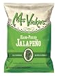 Miss Vickie's Kettle Cooked Potato Chips, Jalapeno, 1.375-Ounce Large Single Serve Bags (Pack of 64)