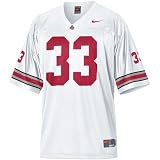 Nike Ohio State Buckeyes #33 White Replica Football Jersey