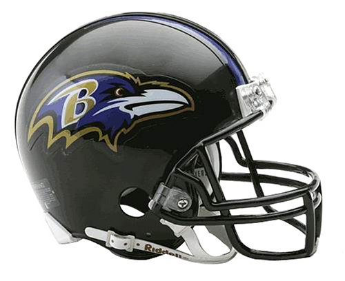 NFL Riddell Football Mini-Helm Baltimore Ravens