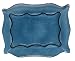  Colorful Recycled Art Glass Tray Blue 15\