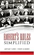 Robert's Rules Simplified