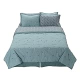 Embroidered Bed in a Bag - Aqua