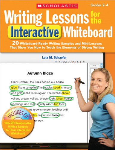 Writing Lessons for the Interactive Whiteboard: Grades 2-4 (Teaching Resources)