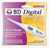 Product details for Bd Digital Thermometer With Accu-Beep - 1 Ea
