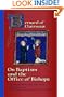 Bernard Of Clairvaux: On Baptism And The Office of the Bishops (Cistercian Fathers series)