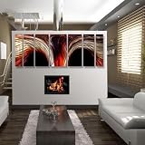 Modern painting on metal wall decor by artist Ash Carl