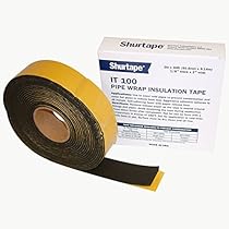 Shurtape IT-100 Foam Pipe Wrap Insulation Tape: 2 in. x 30 ft. (Black) by Shurtape
