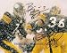 BEN ROETHLISBERGER AND JEROME BETTIS SIGNED AUTOGRAPHED 8x10 RP PHOTO STEELERS
