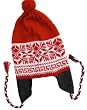 Handmade Alpaca Natural Fiber Hat with Earflaps - Andean Rich Red Handmade Alpaca Natural Fiber Hat with Earflaps - Andean Rich Red