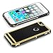 iPhone 6S case, technext020 iPhone 6S Cover iPhone 6 Protective Silicone Bumper Slim Soft Black Gold Back Panel offers excellent Grip