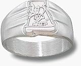 Alabama Crimson Tide A Ladies' Ring Size 6 3/4 - Sterling Silver Jewelry