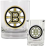 Great American NHL Rocks and Square Shot Glass Set