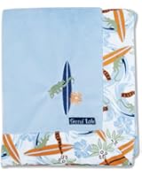 Trend Lab Surf's Up Framed Receiving Blanket, Blue