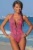Neon Hot Zebra Zip 1-PC