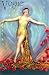 Vogue, Deco Fashion Lady in Gold, California Poppies Flowers 16