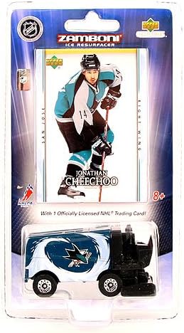 SAN JOSE SHARKS 2007/08 NHL Zamboni with JONATHAN CHEECHOO Trading Card