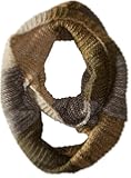 RAMPAGE Women's Ladies Marled Stripe Infinity Scarf
