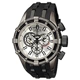 Invicta Men's 0197 Reserve Collection Bolt Chronograph Black Polyurethane Watch