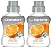 Sodastream Sirup Orange - ohne Zucker, 2er Pack (2 x 500 ml)