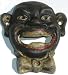Black Face Man Cast Iron Wall Mount Bottle Opener