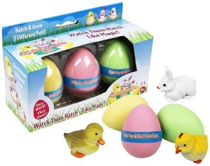 Easter Eggs - Hide 'Em and Hatch 'Em Eggs - Watch Them Hatch Like Magic Three Different Pets! (Series 1) Model: