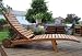 Eco Friendly Outdoor Sun Patio Lounger / Chaise - Eucalyptus