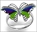 Magic Butterfly Adjustable Size Mood Ring (One Size Fits All)