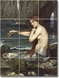 John Waterhouse Mythology Custom Tile Mural 20 | 24x32 using (12) 8x8 tiles