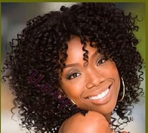 Amazon.com : Hot selling! 14'' #1B Glueless Lace Front ...