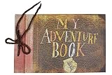 T-HAOHUA My Adventure Book,Pixar Up Movie Theme,80 Pages Hand Made Loose Leaf Kraft Paper DIY Photo Album,Anniversary Scrapbook,Wedding Photo Album