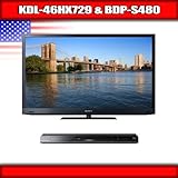 Sony KDL-46HX729 - 46" BRAVIA 3D LED-backlit LCD TV + Sony BDP-S480 - 3D Bl ....