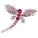 Pink Dragonfly Brooches & Pins Swarovski Crystal