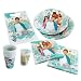 Disney Party-Geschirr High School Musical Groesse: Teller 23 cm, Becher 180 ml Farbe: türkis Lieferumfang: 10 Teller, 10 Becher, 20 Servietten 33 x 33 cm und 6 Partytaschen