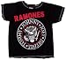 Toddler Kids Decon THE RAMONES Full Print Distressed T Shirt with Contrast Stitching - Black