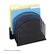Safco Mesh Desk Organizer, 5 Tiered Sections, 11.25 Inches Width x 12 Inches Height, Black Onyx (3257BL) Safco Mesh Desk Organizer, 5 Tiered Sections, 11.25 Inches Width x 12 Inches Height, Black Onyx (3257BL)