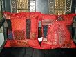 Christmas Gift-2 Red Black Sequin Embroidery Sari Toss Pillow Cushion Covers Free Shipping