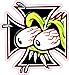 Iron Cross Ed Roth Decal 5